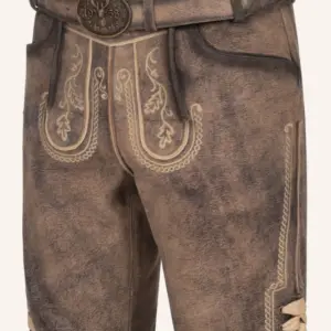 Lederhose Magnus mit Gürtel – Bild 3