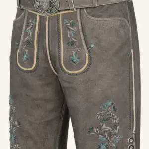 Lederhose Jorrit mit Gürtel – Bild 3
