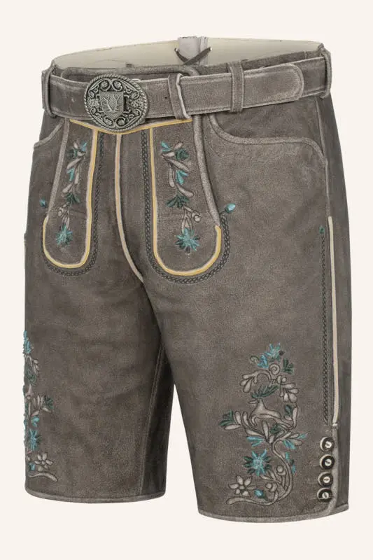 Lederhose Jorrit mit Gürtel – Bild 3