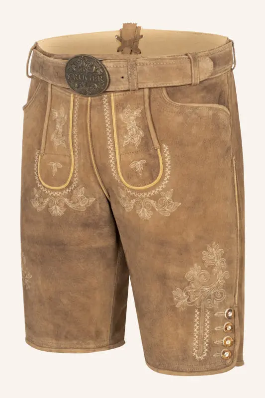 Lederhose Roberto mit Gürtel – Bild 3