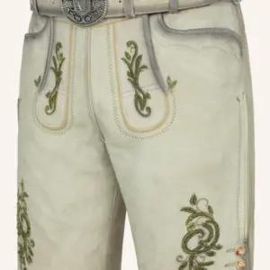 Lederhose Maurus mit Gürtel – Bild 3