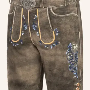 Lederhose Pino mit Gürtel – Bild 3