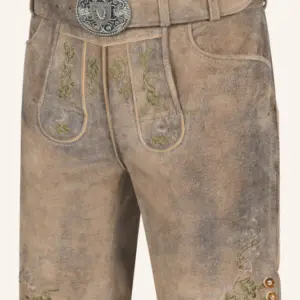 Lederhose Arthas mit Gürtel – Bild 3