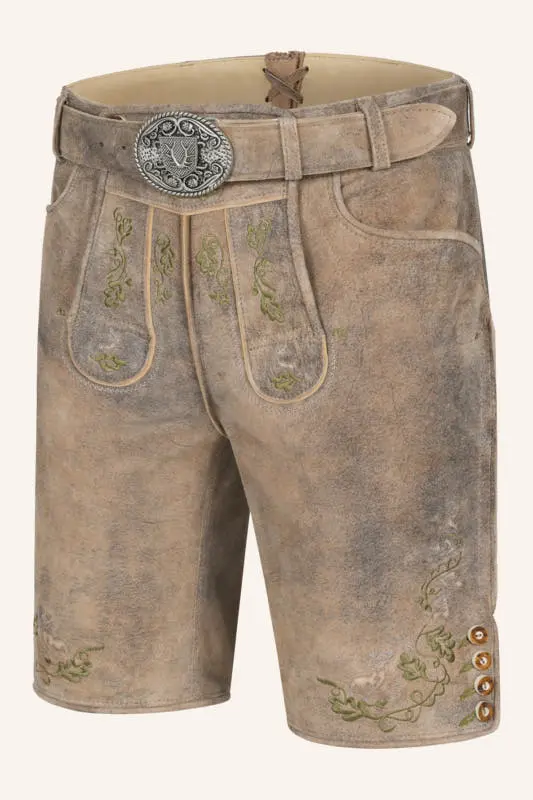 Lederhose Arthas mit Gürtel – Bild 3