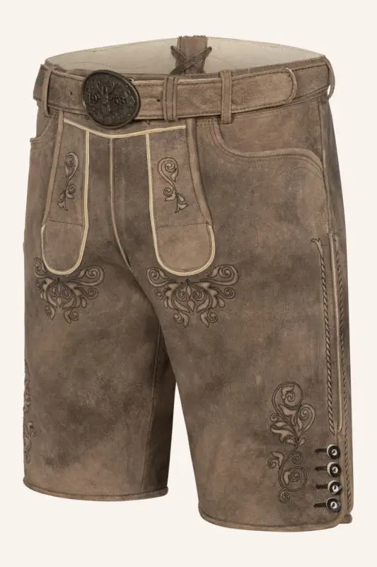 Lederhose Ralph mit Gürtel – Bild 3