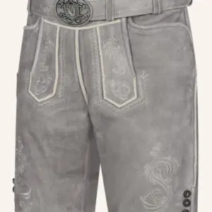 Lederhose Maik mit Gürtel – Bild 3