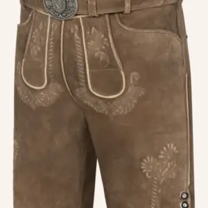 Lederhose Aric mit Gürtel – Bild 3