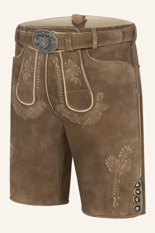 Lederhose Aric mit Gürtel – Bild 3