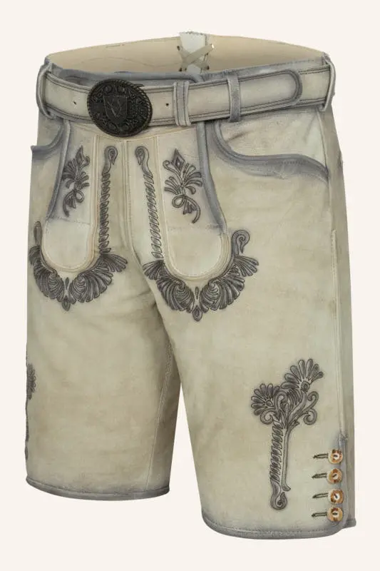 Lederhose Aric mit Gürtel – Bild 3