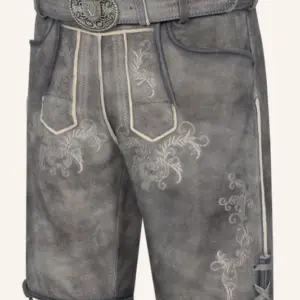 Lederhose Torin mit Gürtel – Bild 3