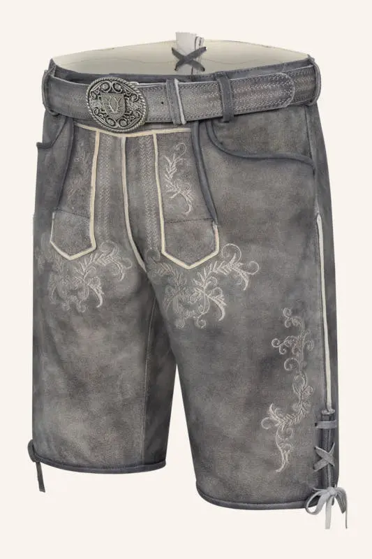 Lederhose Torin mit Gürtel – Bild 3