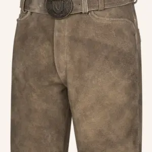 Lederhose Taro mit Gürtel – Bild 3