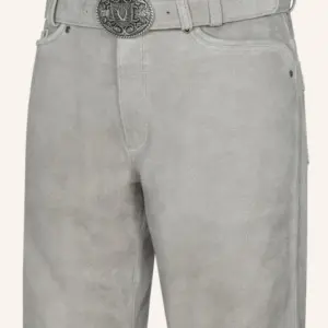 Lederhose Jari mit Gürtel – Bild 3