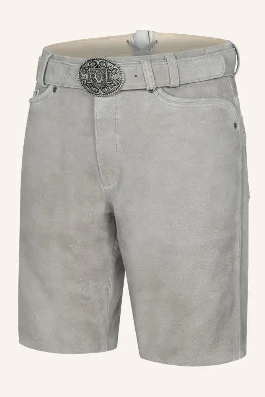 Lederhose Jari mit Gürtel – Bild 3