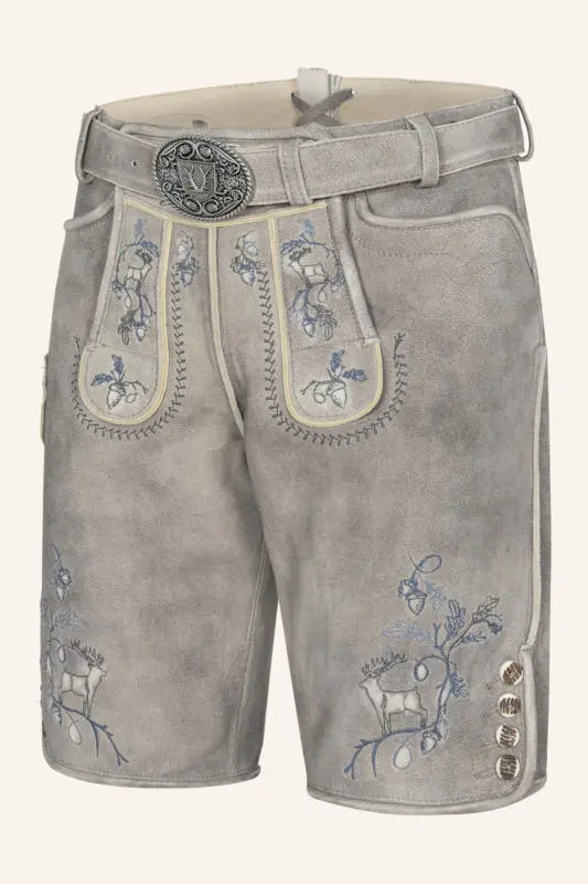 Lederhose Ulf mit Gürtel – Bild 3