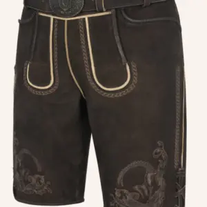 Lederhose Balian mit Gürtel – Bild 3
