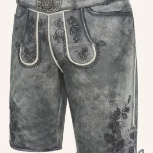 Lederhose Okko mit Gürtel – Bild 3
