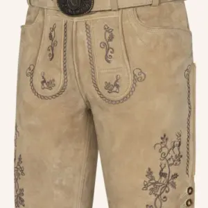 Lederhose Milian mit Gürtel – Bild 3