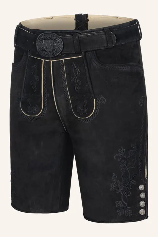 Lederhose Sylvar mit Gürtel – Bild 3