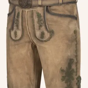 Lederhose Ulli mit Gürtel – Bild 3