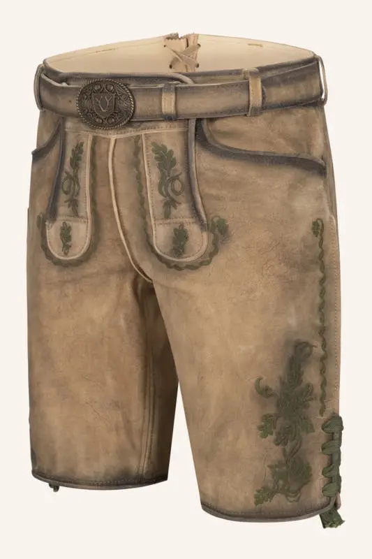 Lederhose Ulli mit Gürtel – Bild 3