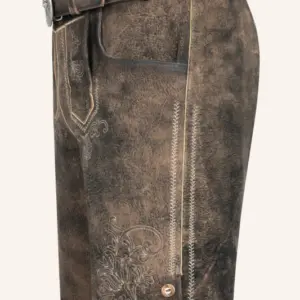 Lederhose Arijus mit Gürtel – Bild 4