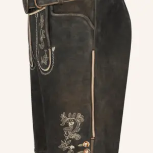 Lederhose Arendt mit Gürtel – Bild 4