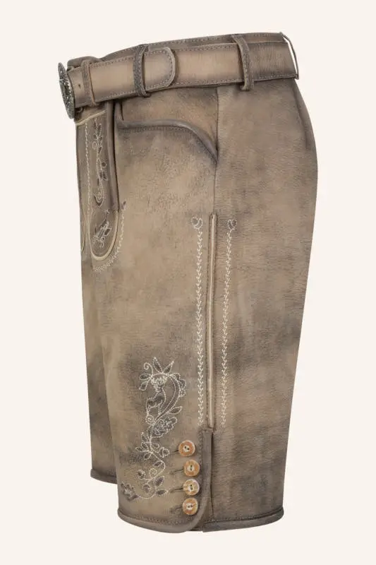 Lederhose Wincent mit Gürtel – Bild 4