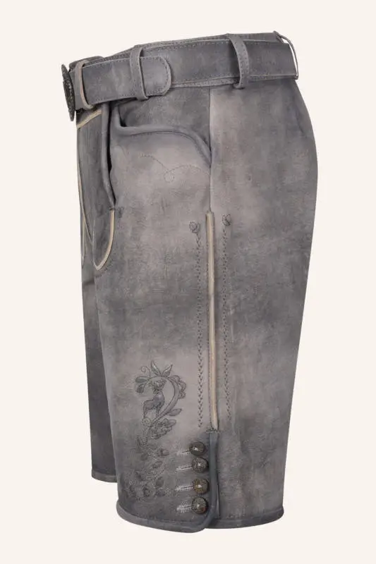 Lederhose Wincent mit Gürtel – Bild 4
