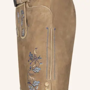 Lederhose Demian mit Gürtel – Bild 4