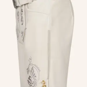 Lederhose Evan mit Gürtel – Bild 4