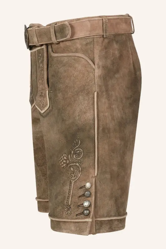 Lederhose Jakobus mit Gürtel – Bild 4