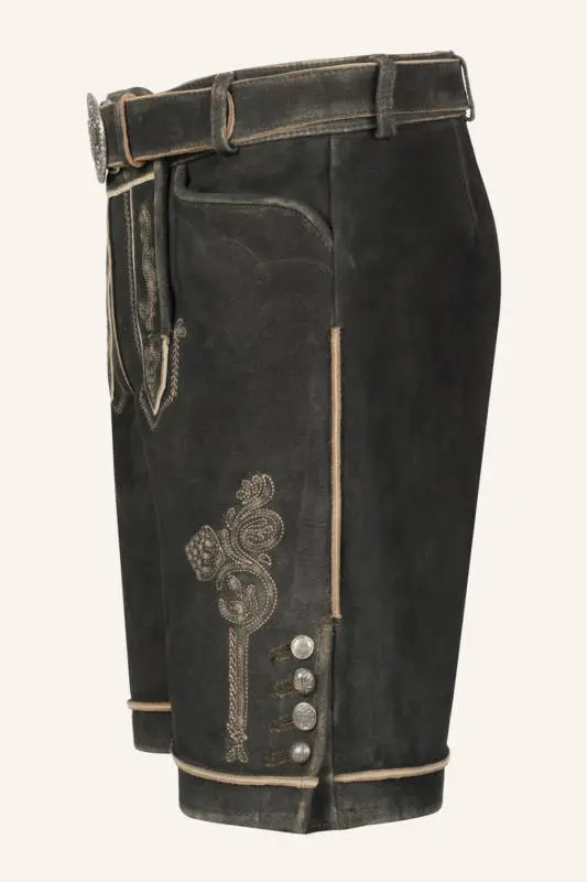Lederhose Jakobus mit Gürtel – Bild 4