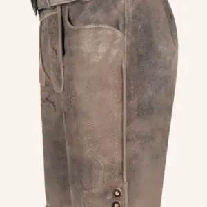 Lederhose Delio mit Gürtel – Bild 4