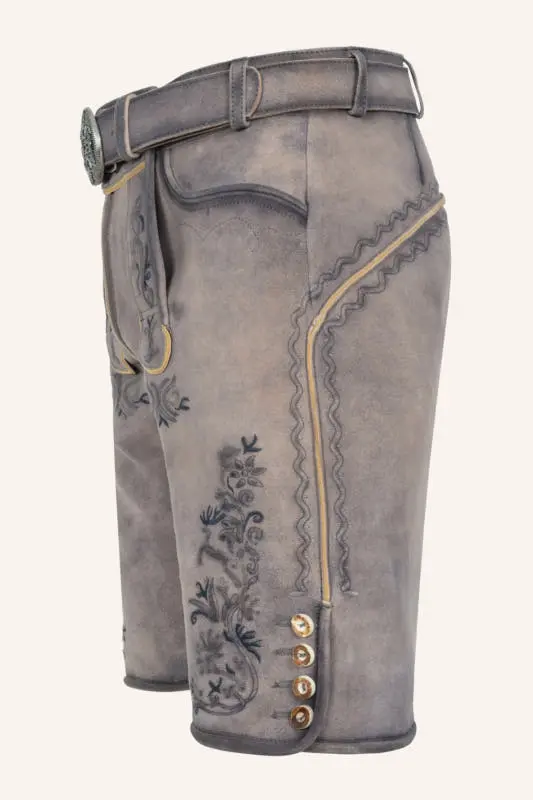 Lederhose Juan mit Gürtel – Bild 4