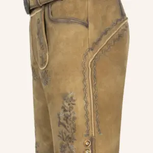 Lederhose Juan mit Gürtel – Bild 4