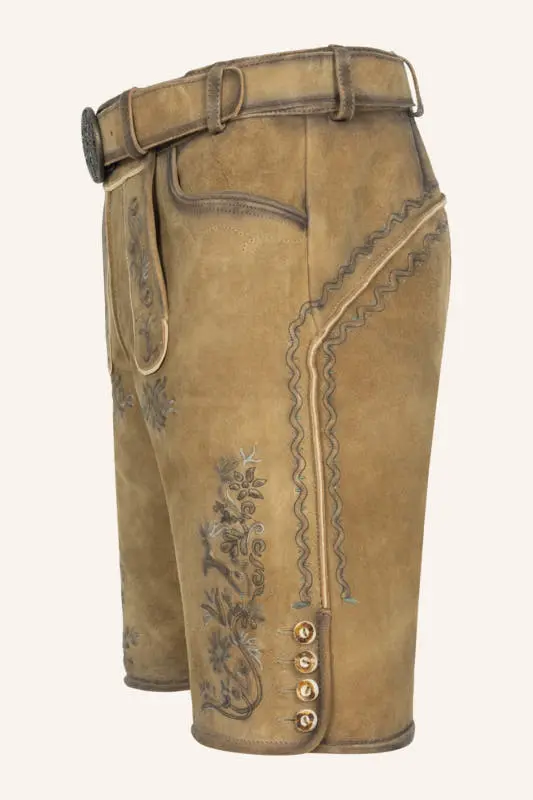 Lederhose Juan mit Gürtel – Bild 4