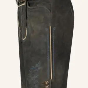 Lederhose Yanis mit Gürtel – Bild 4