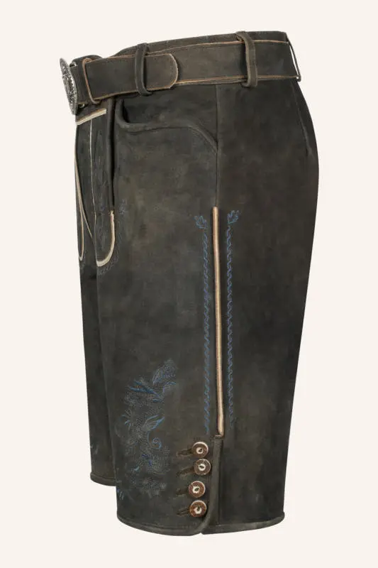 Lederhose Yanis mit Gürtel – Bild 4