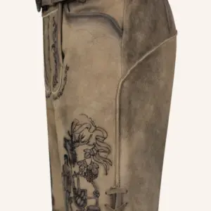 Lederhose Giuliano mit Gürtel – Bild 4