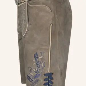 Lederhose Nilio mit Gürtel – Bild 4