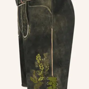 Lederhose Nilio mit Gürtel – Bild 4