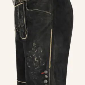 Lederhose Kuno mit Gürtel – Bild 4