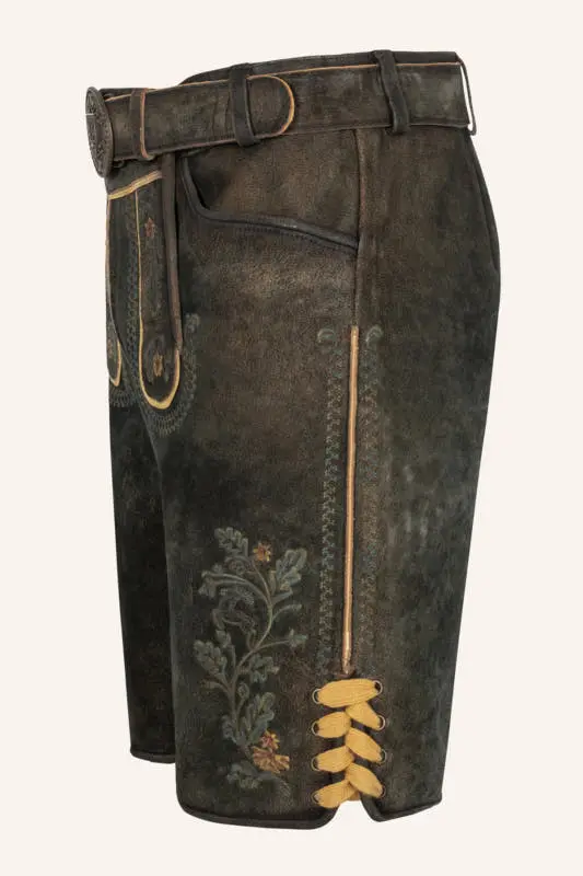 Lederhose Charlie mit Gürtel – Bild 4