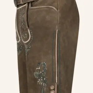 Lederhose Cailan mit Gürtel – Bild 4