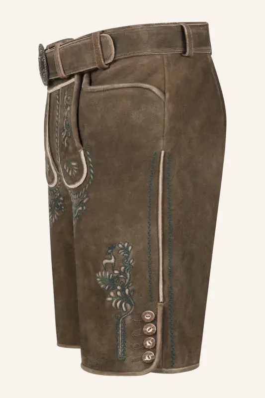 Lederhose Cailan mit Gürtel – Bild 4