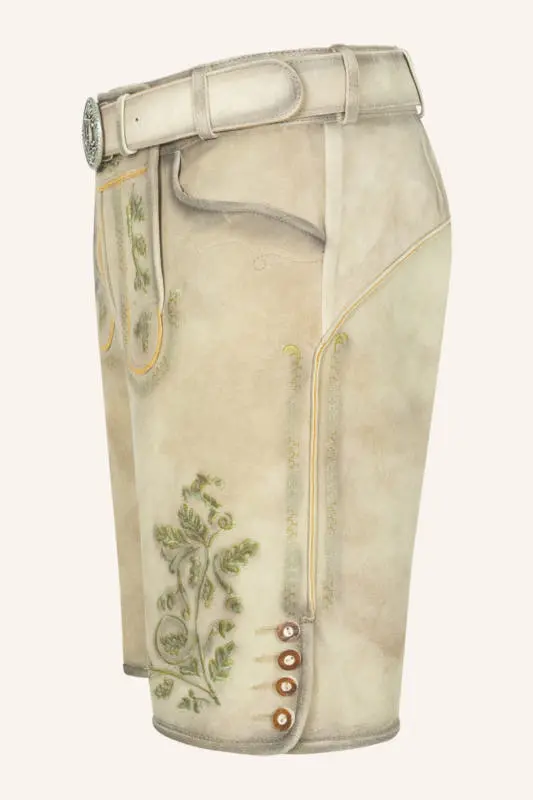Lederhose Arlo mit Gürtel – Bild 4