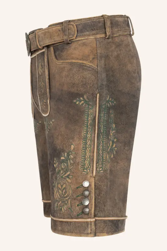 Lederhose Rob mit Gürtel – Bild 4