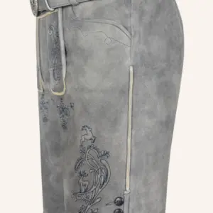 Lederhose Lucius mit Gürtel – Bild 4
