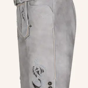 Lederhose Heiko mit Gürtel – Bild 4